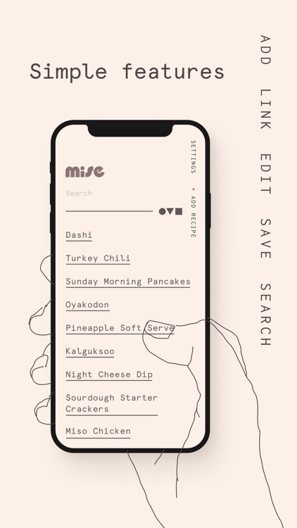 Mise: A minimalist recipe box screenshot-3