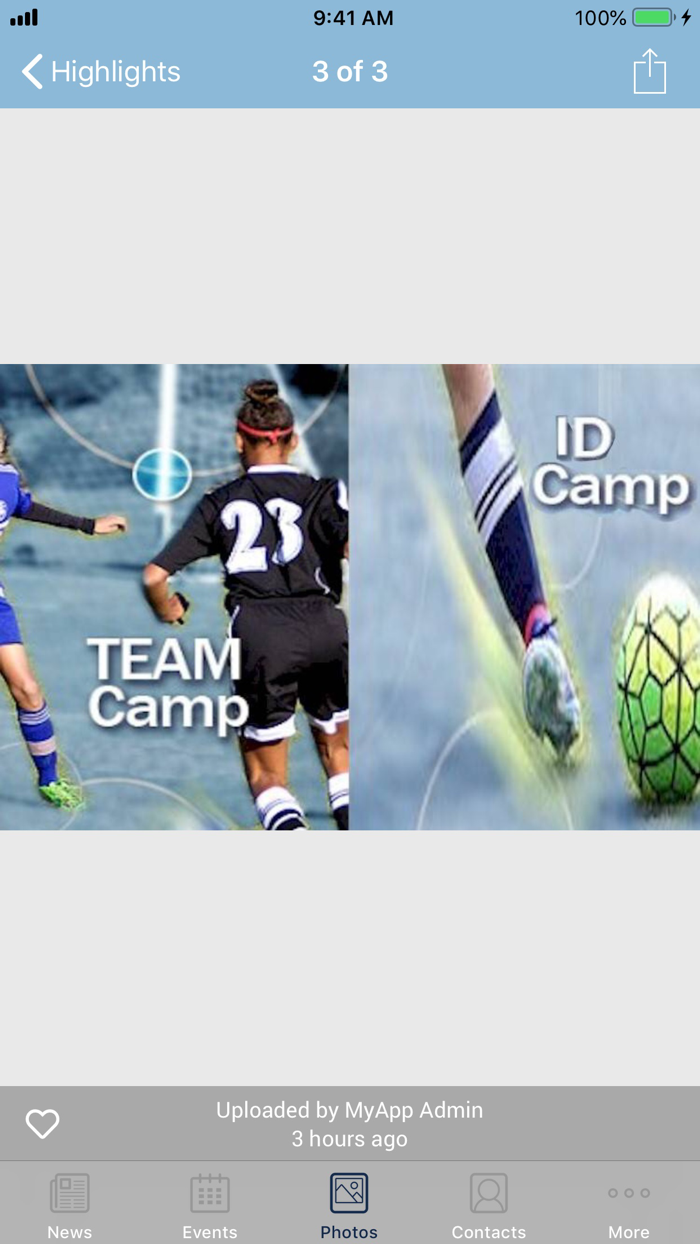 Carolina Girls Soccer Camp