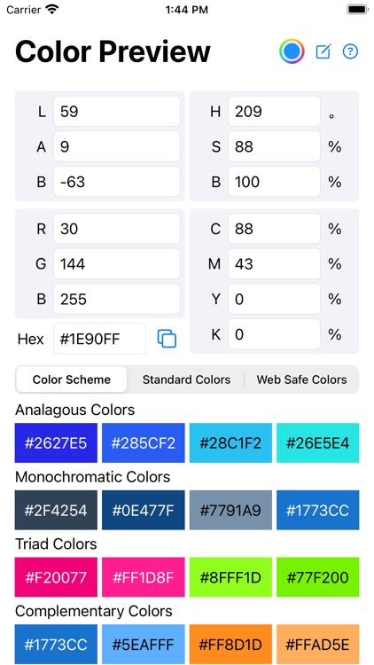 Color Preview - Color Picker