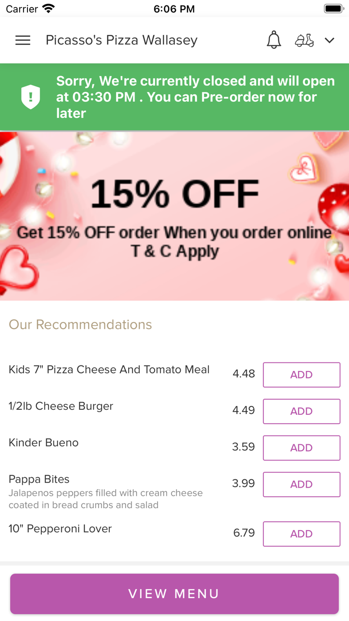 Picassos Pizza Wallasey