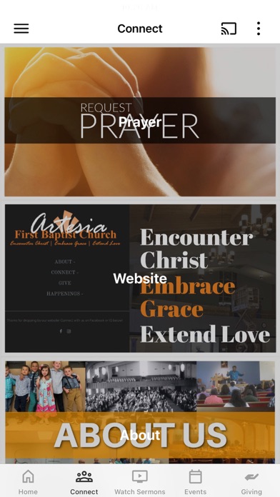 First Baptist Church Artesia Screenshot