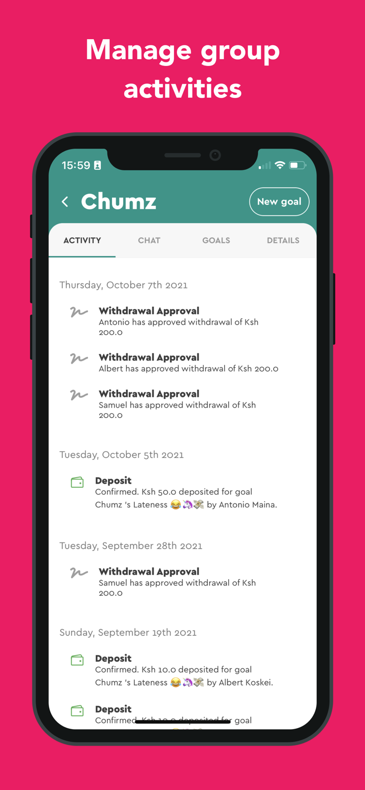 Chumz: Save & Invest screenshot 4