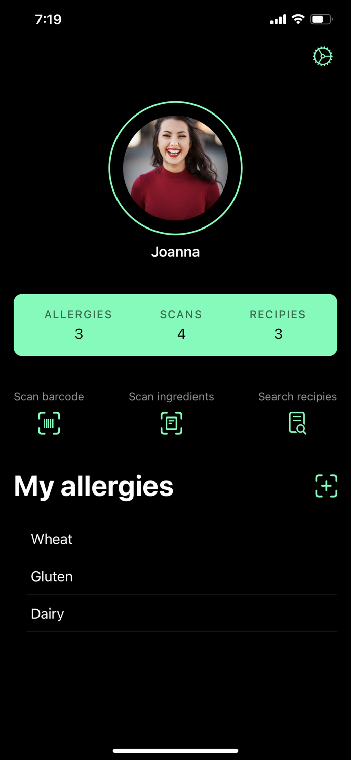 Allergyze - Allergy Scanner