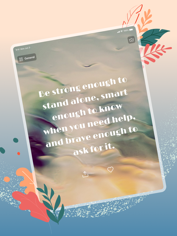 Motivation by 7M: Daily Quotes iPad screenshot 6 - Health & Fitness app