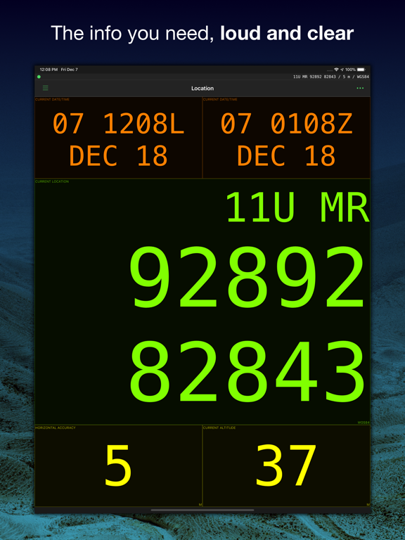 Screenshot #2 for MilGPS