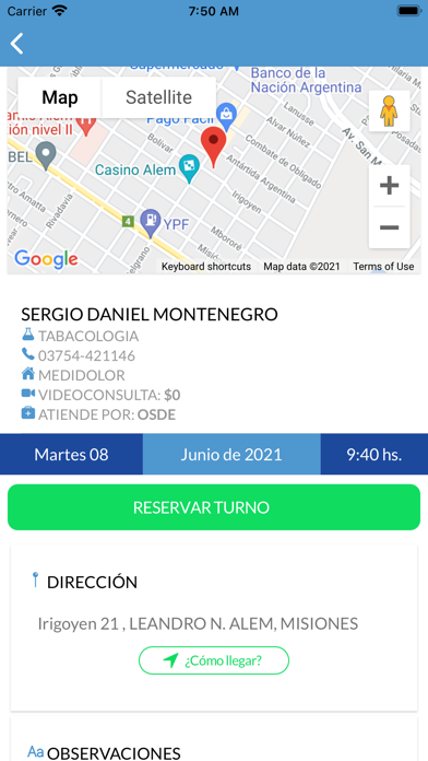 Integrando Pacientes Móvil Screenshot