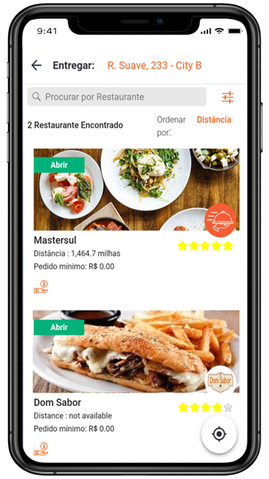 Come-Come Delivery Screenshot