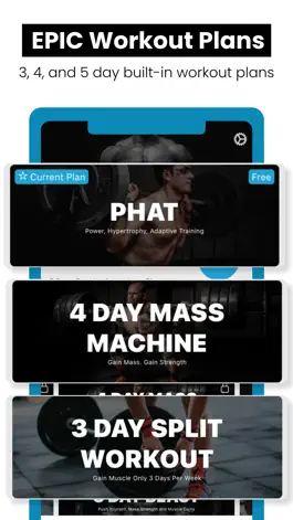 Game screenshot PHAT Workout Plan for Muscle apk