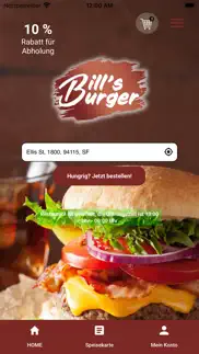 bill's burger iphone screenshot 1