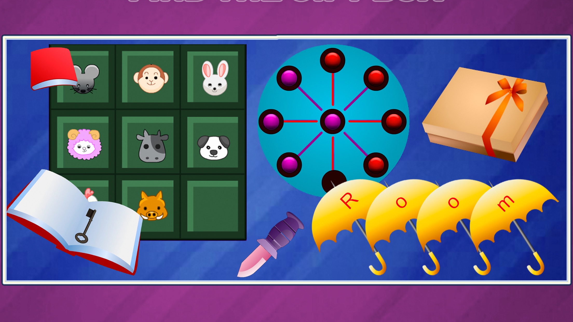 find the gift box: puzzle game