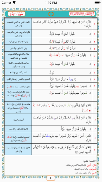 الجامع للقراءات العشر Screenshot