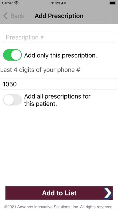 ARH Pharmacy Screenshot