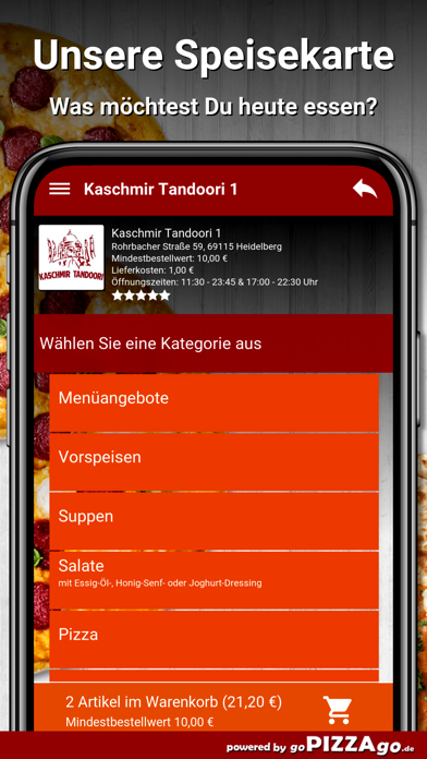Kaschmir Tandoori 1 Heidelberg screenshot 4