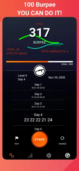 Game screenshot 100 Burpee workout 2021 mod apk