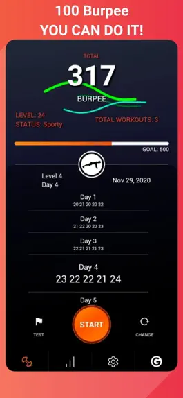 Game screenshot 100 Burpee workout 2021 mod apk