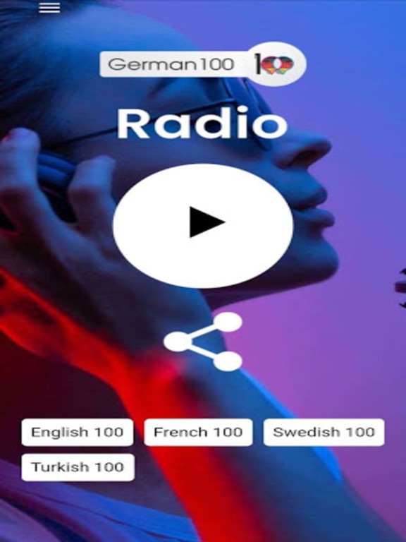 راديو تعلم الالمانية 100 app screenshot 2