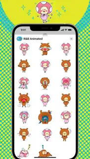 rosemary and bear: animated iphone screenshot 2