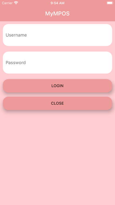 MyMPOS System Screenshot