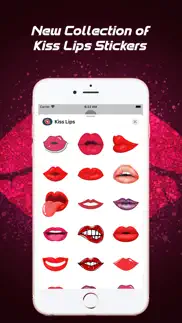 sexy kiss lips stickers iphone screenshot 2