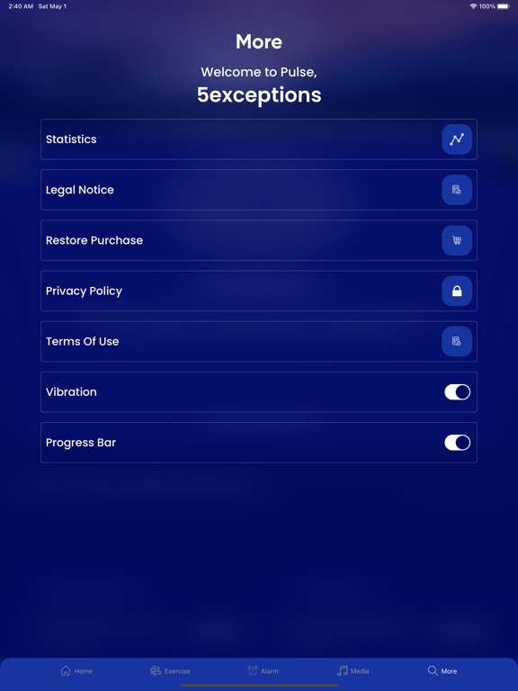 Pulse - Breathing & Meditation iPad app afbeelding 7