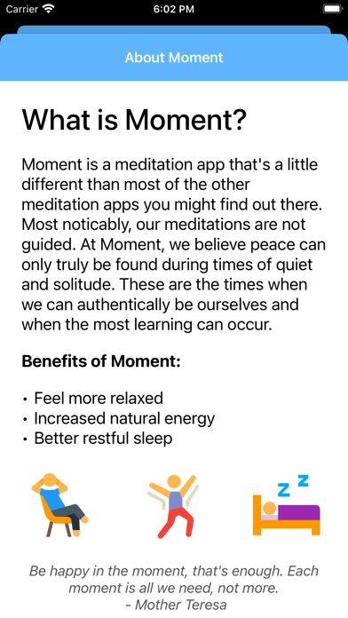 Moment - Meditation Screenshot