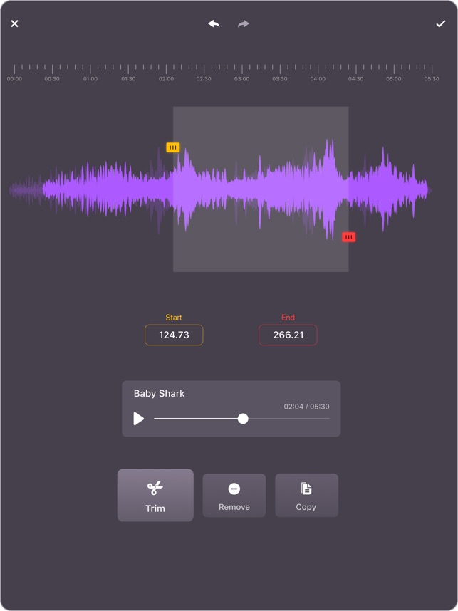 Mp3 kesici - Audio editor App Store'da