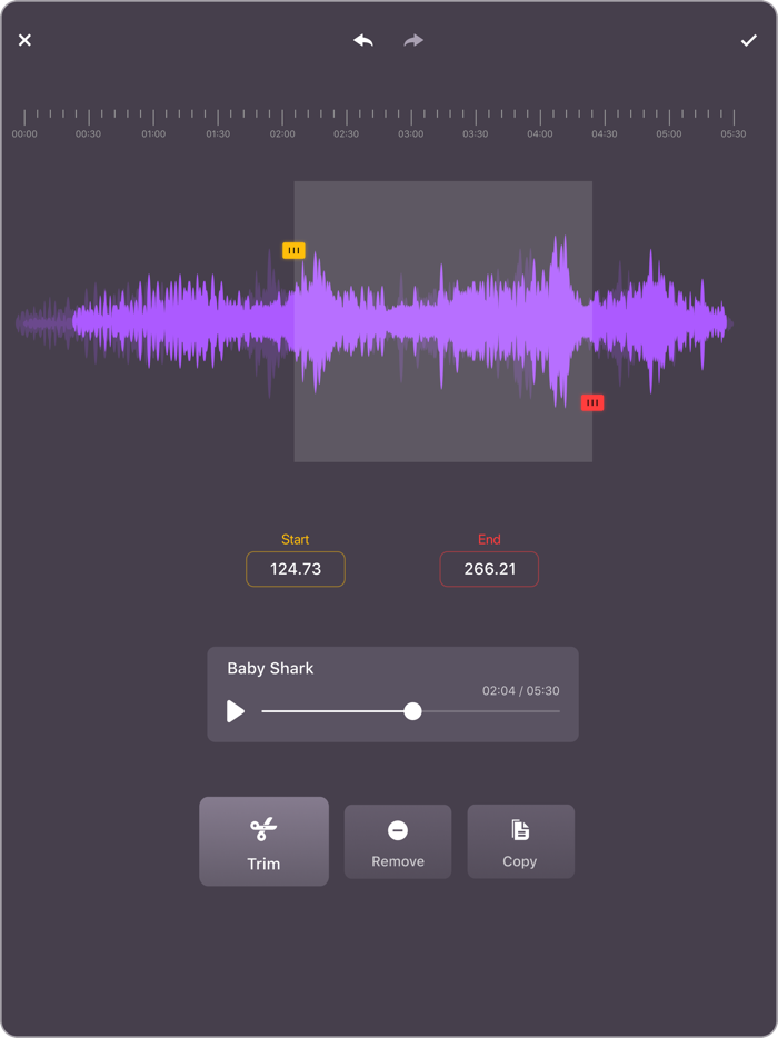 Audio editor - Mp3 cutter