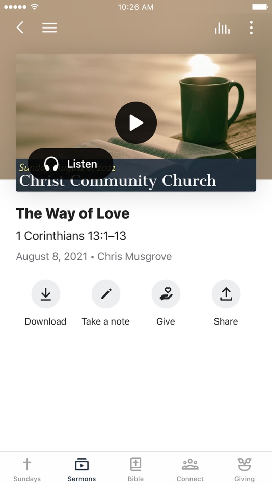 #3. CCC Gainesville (iOS) Von: Christ Community Of Gainesville