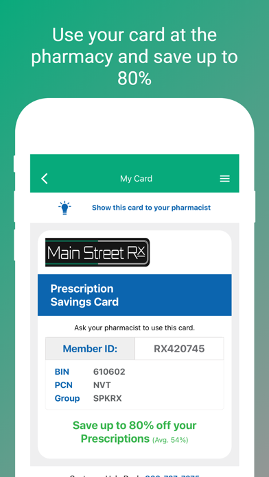 MainStreet Rx Screenshot