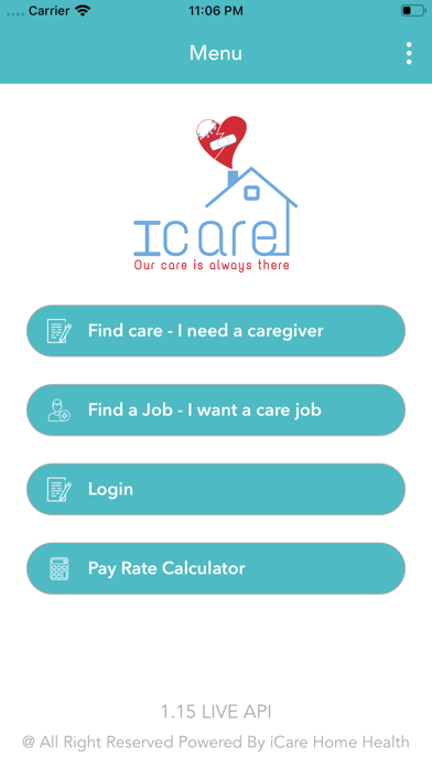 iCare Home Health Screenshot