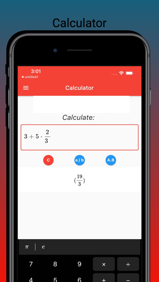 #2. Math Kit: All You Need In Math (iOS) بواسطة: Mohamad Hassan Hijab