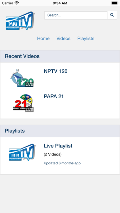PAPA TV Screenshot