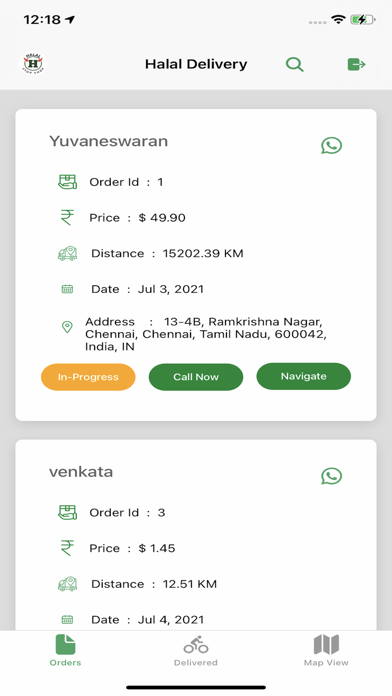 Halal Delivery App Screenshot