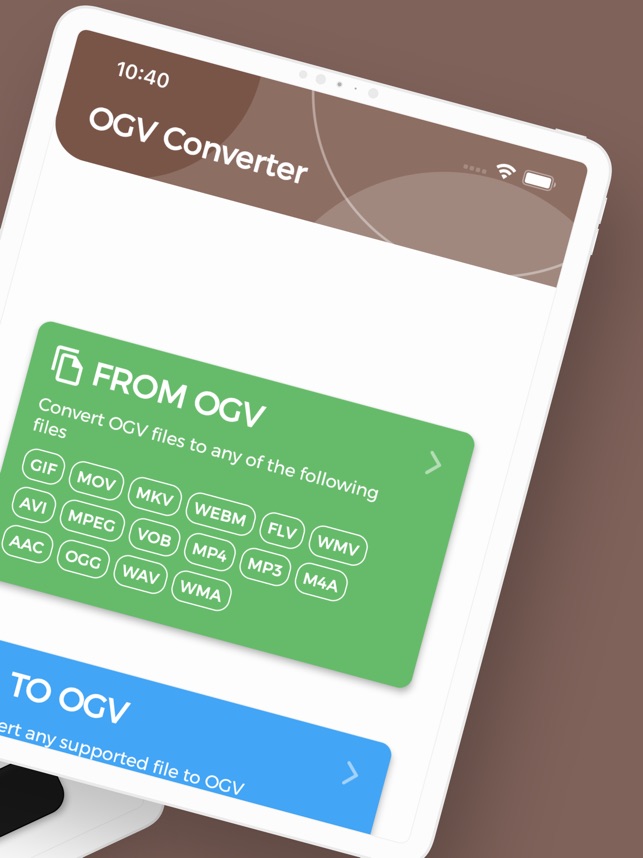 OGV Converter, OGV to MP4 on the App Store