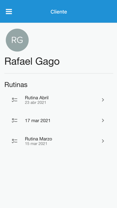 Rutina Screenshot