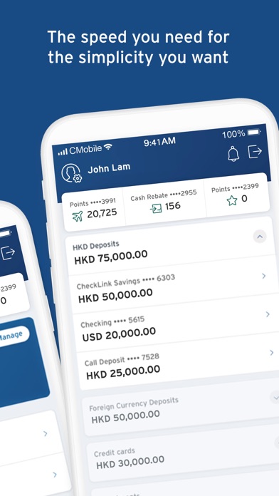 Citibank HK Screenshot