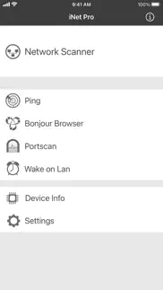inet pro - network scanner iphone screenshot 1