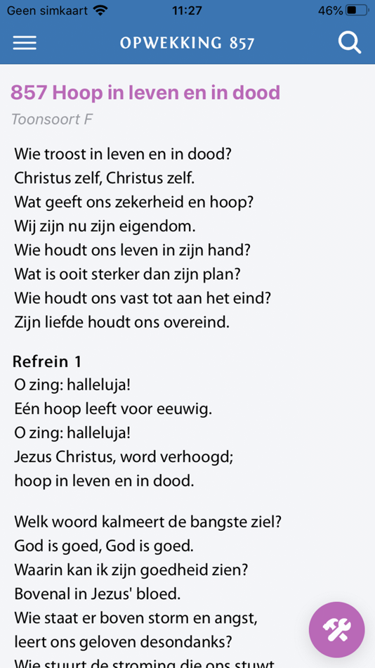 #1. Opwekkingsliederen (iOS) 由: Stichting Opwekkingslectuur