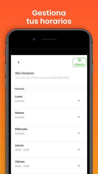 CARBS Negocios Screenshot