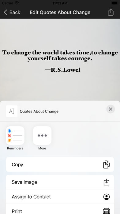 Quotes About Change Screenshot