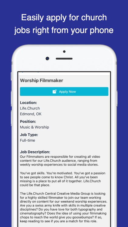 Church Jobs @ WorkInMinistry screenshot-3