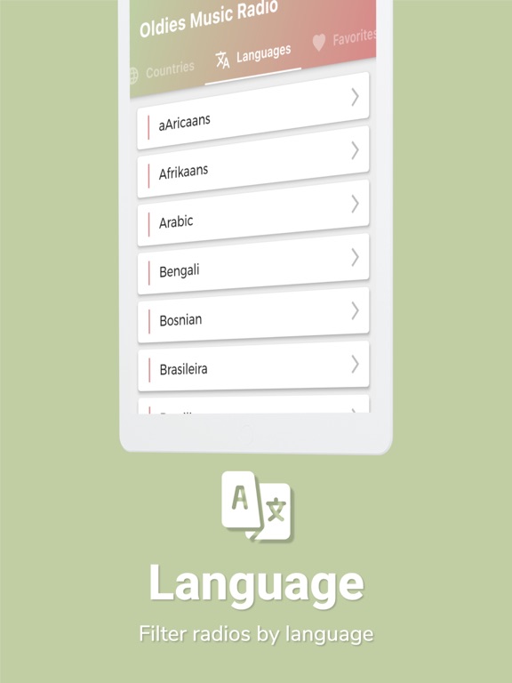 Oldies Music - Oldies Radio iPad screenshot 4 - Music app