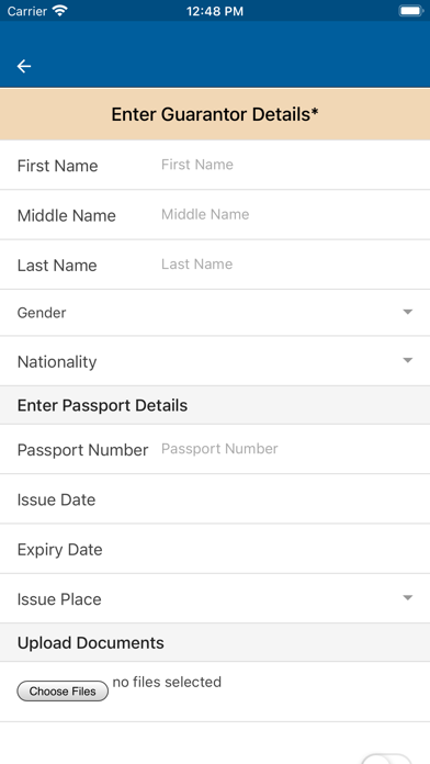 Smart Travel Visa App Screenshot