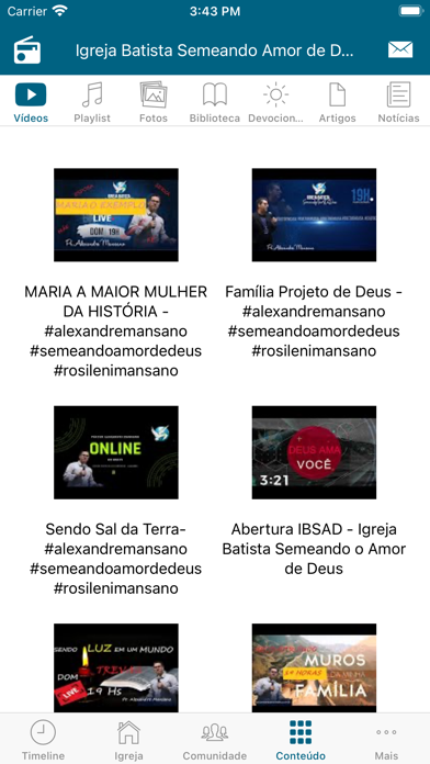 IB Semeando o Amor de Deus Screenshot