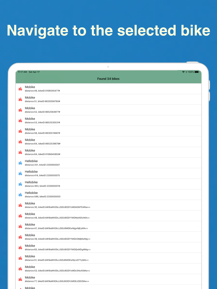 Glory Shared Bicycles