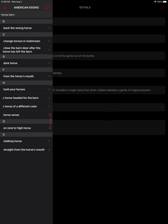 Screenshot #6 pour American Idioms