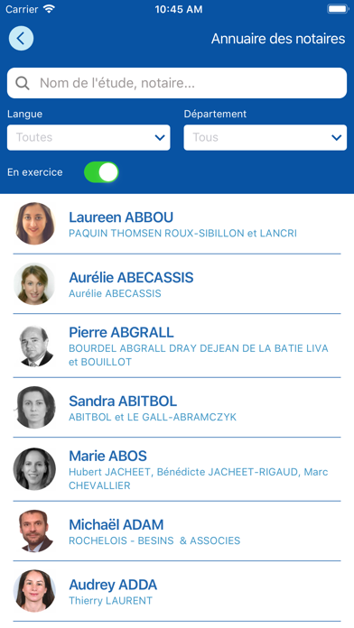 Immobilier Notaires Screenshot