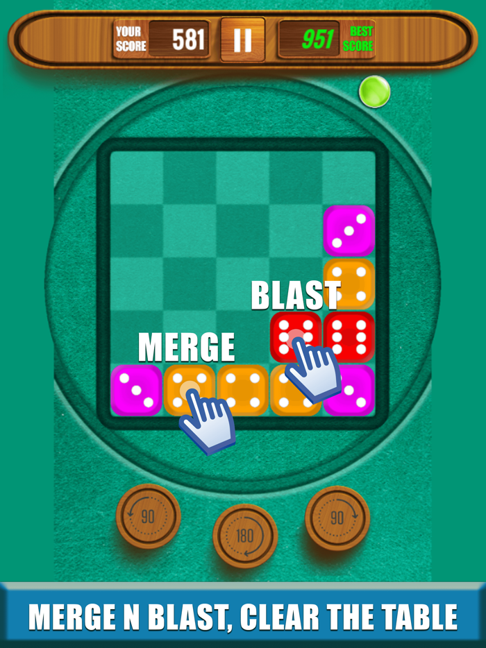 Dice Merge n Blast Puzzle