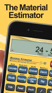 material estimator calculator iphone screenshot 1