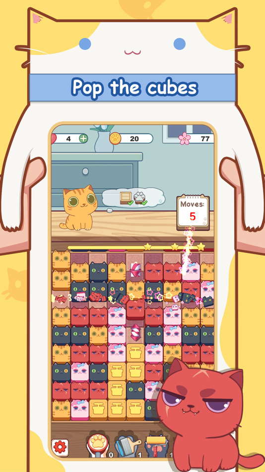 #5. Meow Meow Blast (iOS) 由: Ayoomi